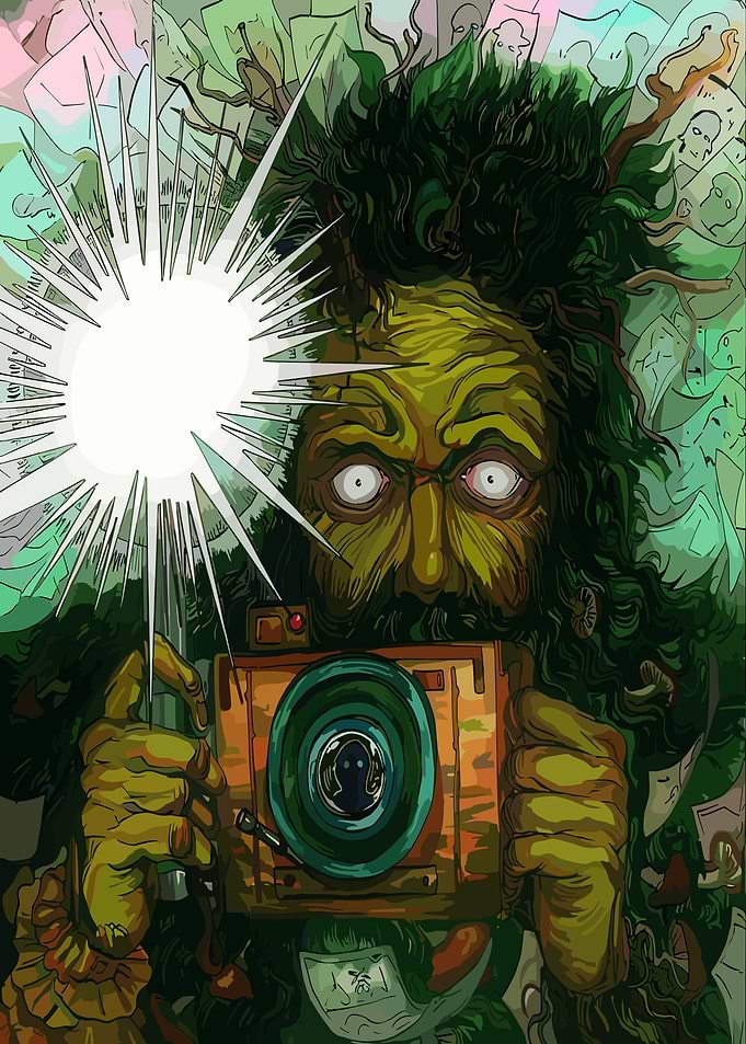 Forest Spirit Photographer Digital Illustration