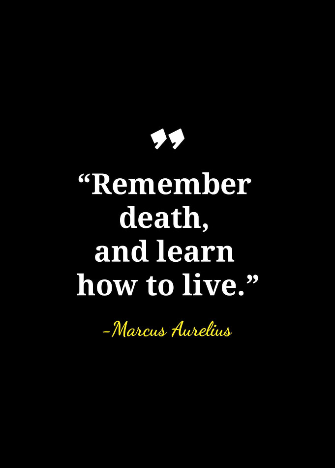 Marcus Aurelius Quote Minimalist Poster