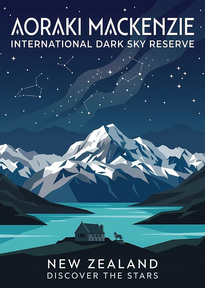 Aoraki Mackenzie Dark Sky Reserve Poster