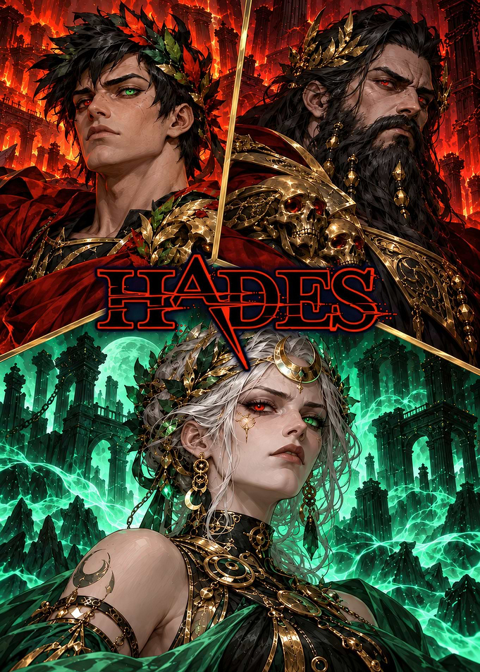 Hades Game Inspired Character Art