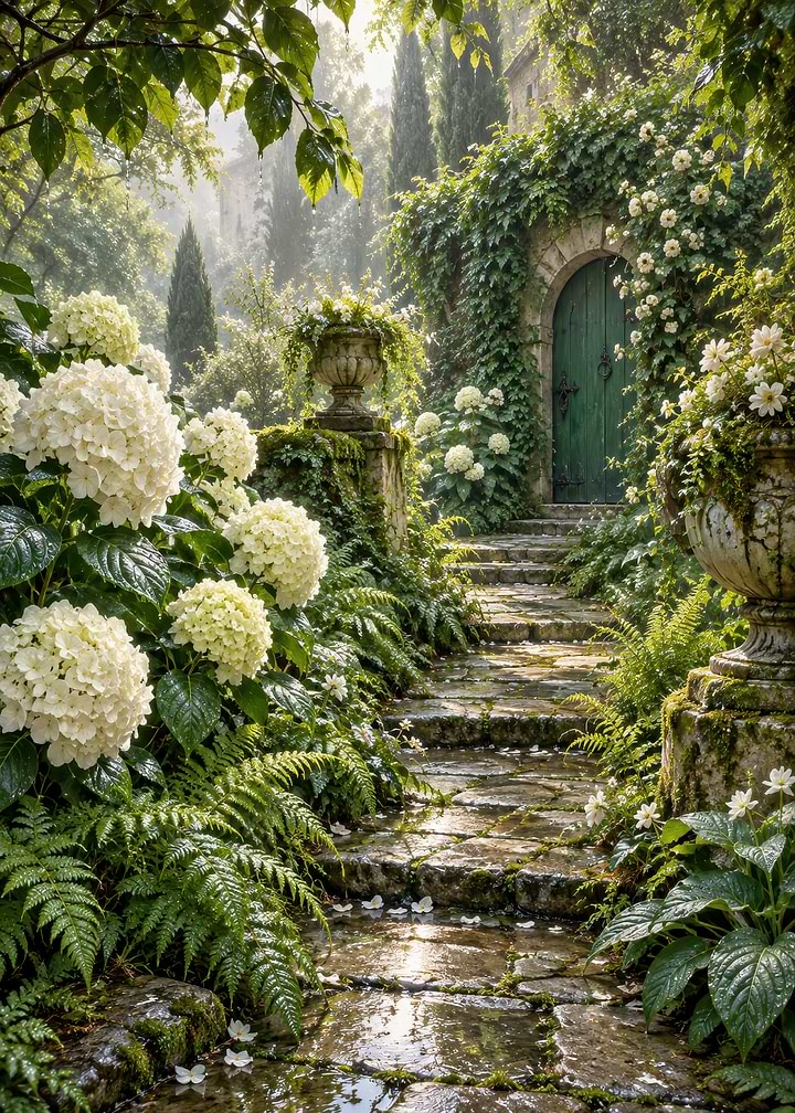 Enchanted Stone Garden Path