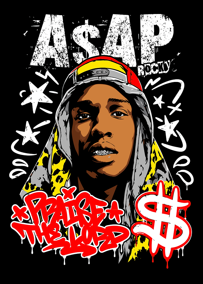 A$AP Rocky Graphic Portrait