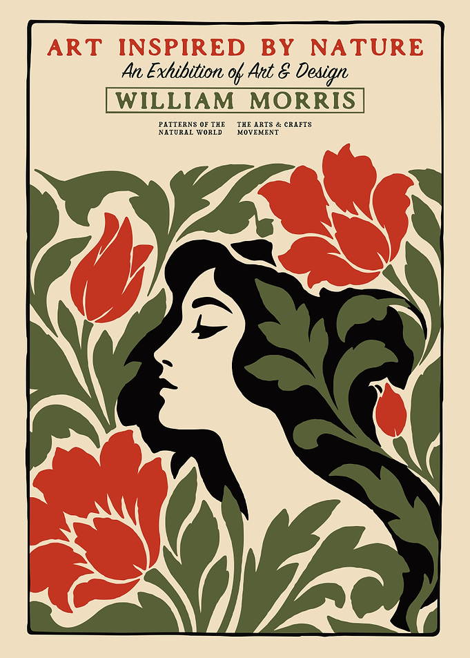 William Morris Arts and Crafts Poster