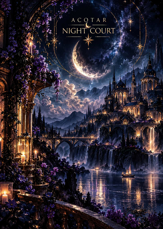 ACOTAR Night Court Fantasy Landscape