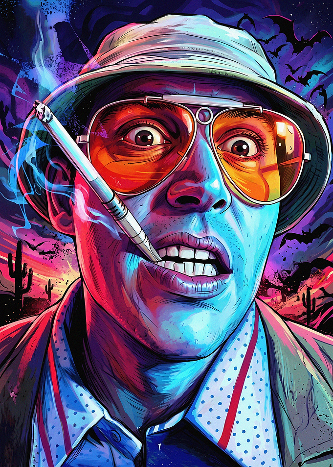 Fear and Loathing in Las Vegas Portrait