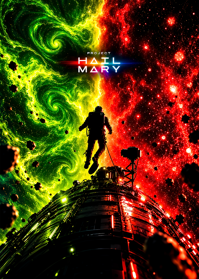 Project Hail Mary Space Poster