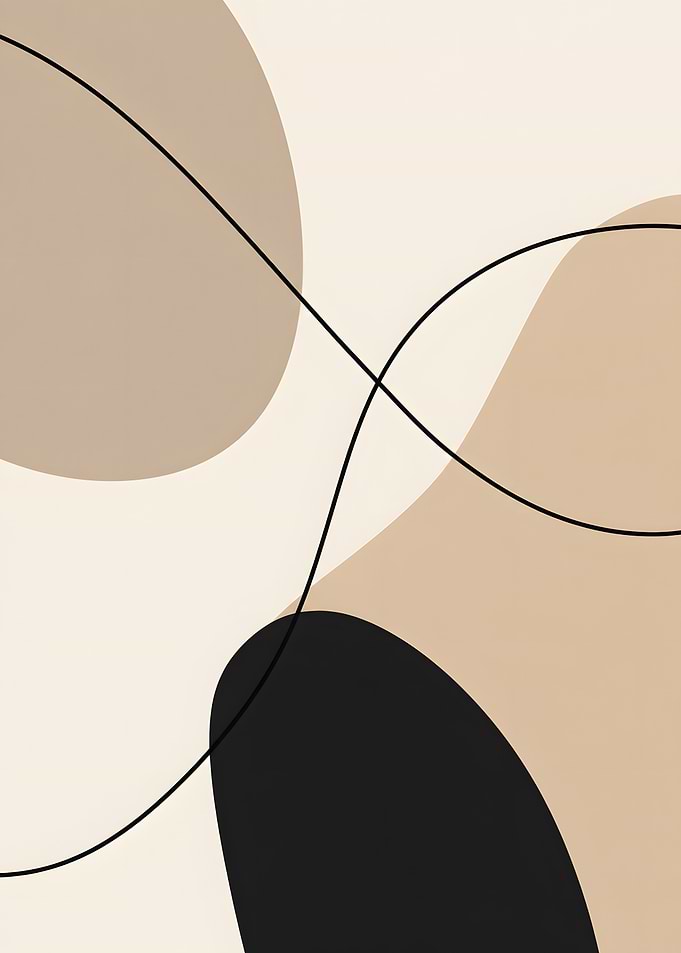 Curved Lines Neutral Abstraction