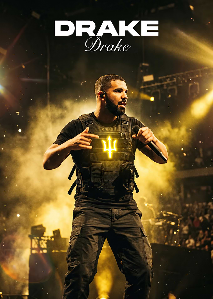 Drake Performing on Stage
