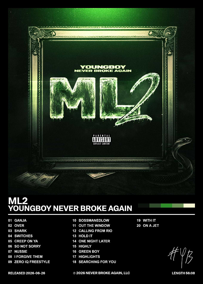 YoungBoy Never Broke Again ML2 Album Cover