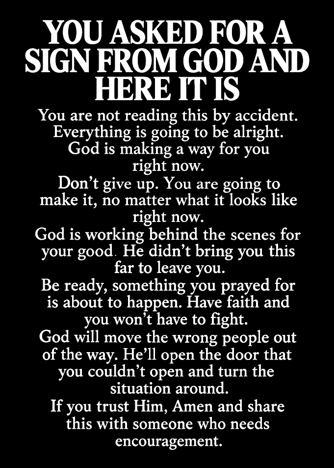 Inspirational Religious Message Text Art