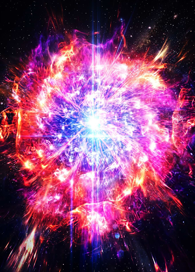 Vibrant Supernova Cosmic Explosion