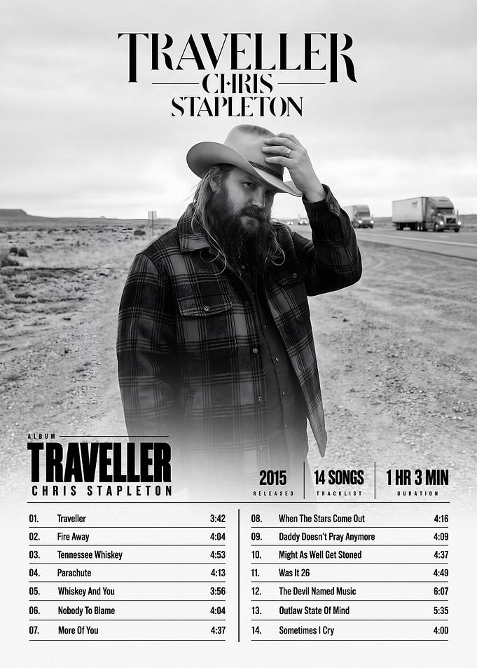 Chris Stapleton Traveller Album Cover