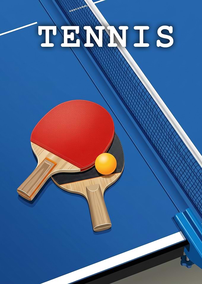 Table Tennis Equipment Poster