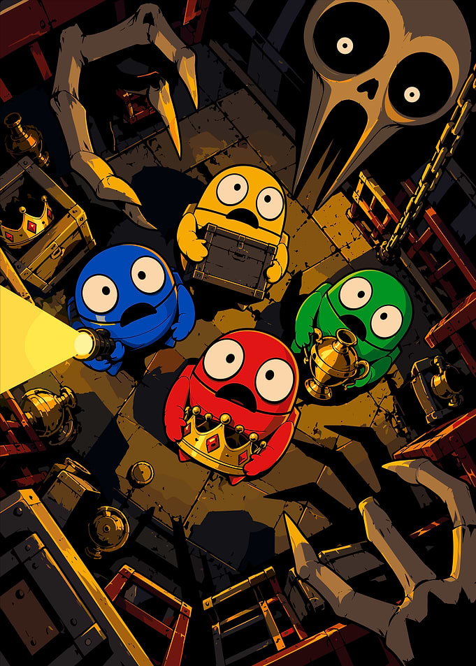 Rainbow Friends Looting Treasure