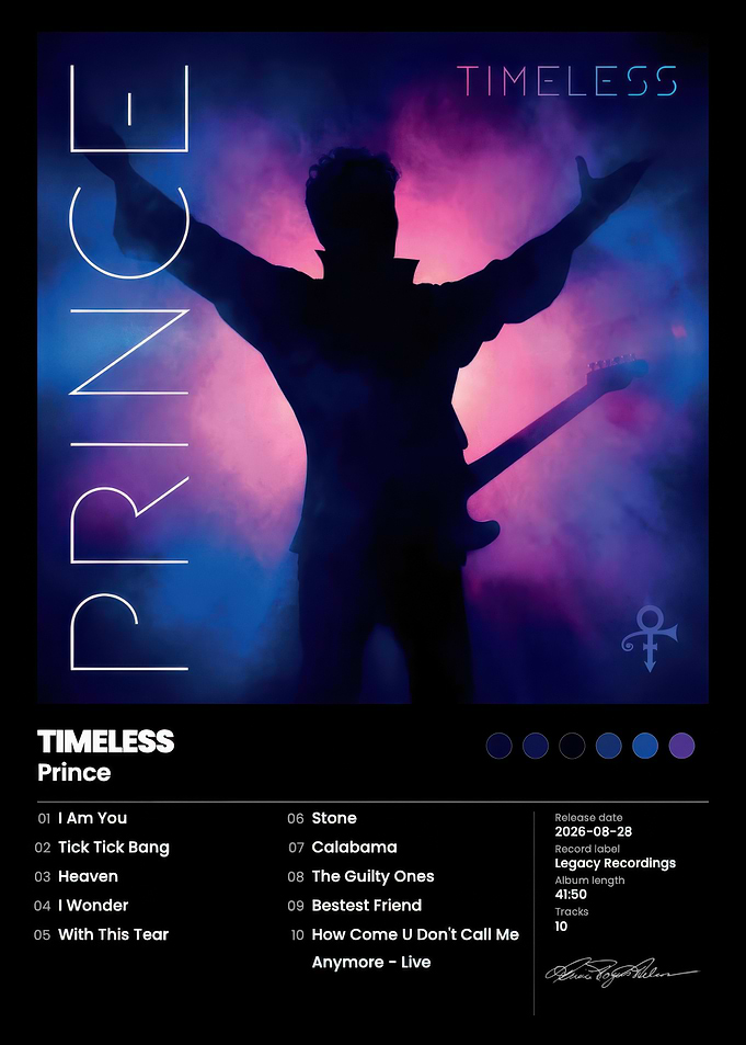 Prince Timeless Album Art Poster