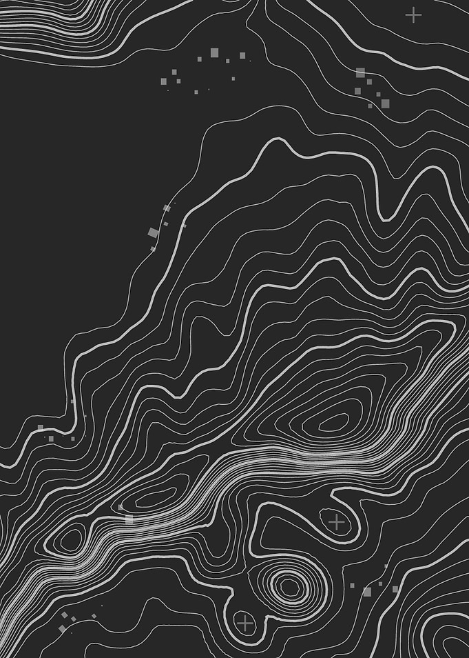 Topographic Map Contour Lines Pattern