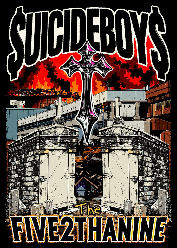 $uicideboy$ The Five 2 Thanine Graphic