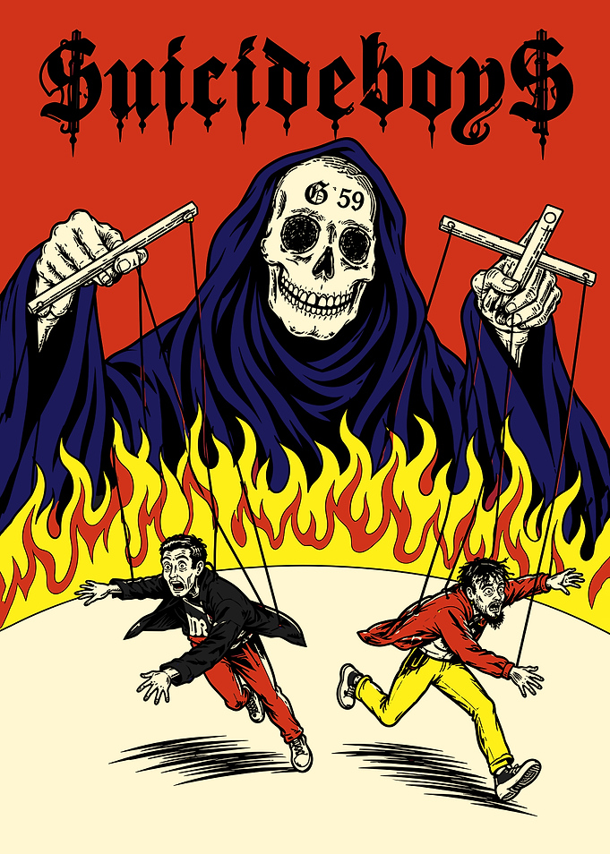 Suicideboys Grim Reaper Marionette Poster