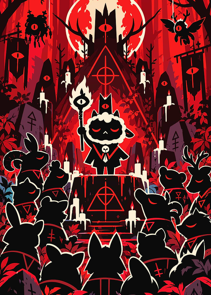 Cult of the Lamb Ritual Scene