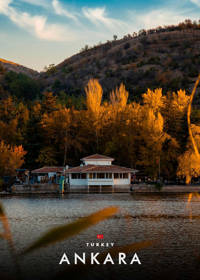 Mogan Lake Ankara Turkey Sunset
