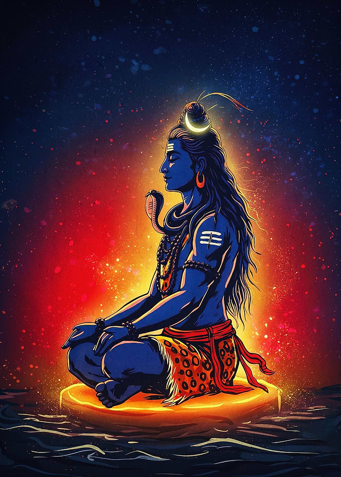 Shiva Meditation Cosmic Art