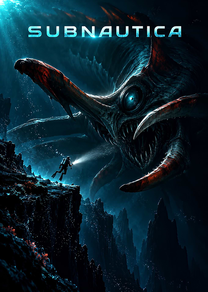Subnautica Reaper Leviathan Encounter