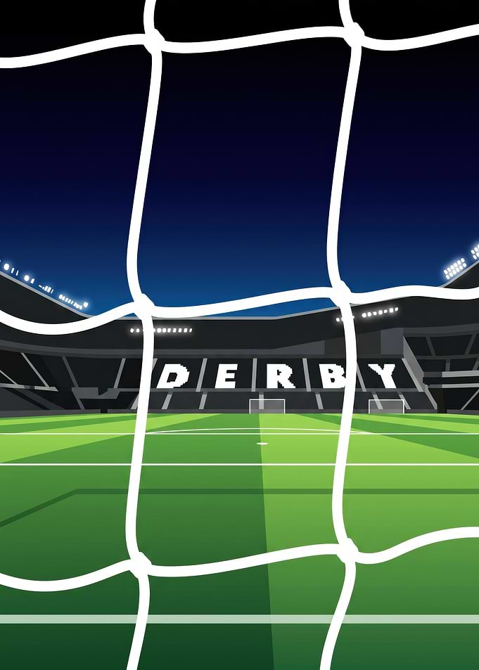 Soccer Stadium Derby View