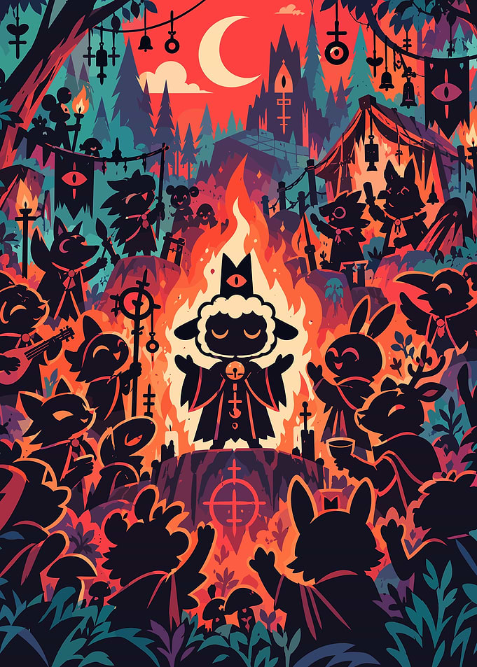 Cult of the Lamb Ritual Scene