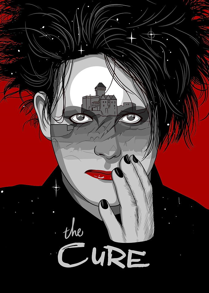 Robert Smith The Cure Portrait