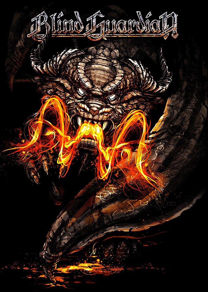 Blind Guardian Dragon Fire Logo