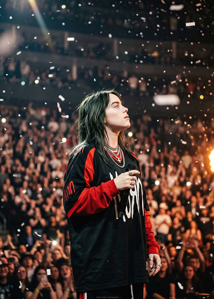 Billie Eilish Performing Live on Stage