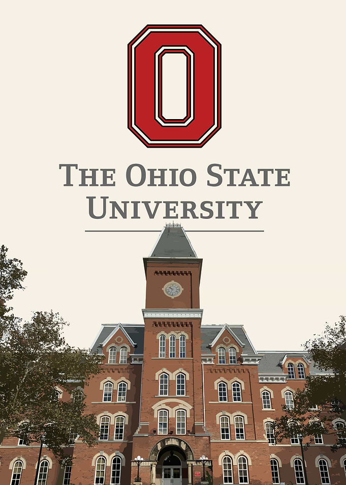 The Ohio State University Campus Poster