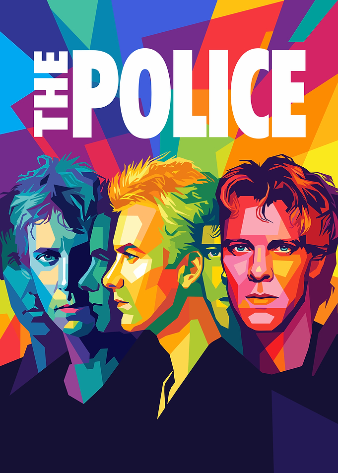 The Police Pop Art Poster