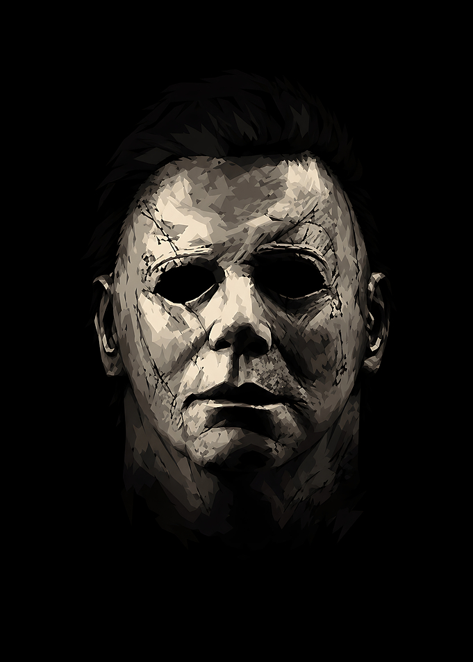 Michael Myers Halloween Mask Portrait