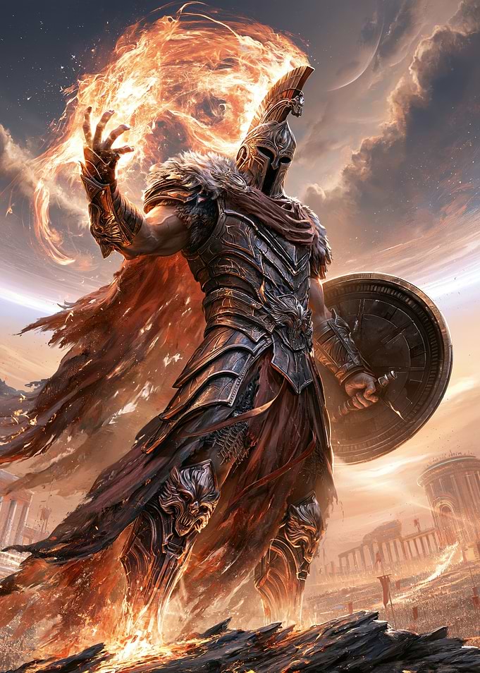 Ares God of War Fantasy Warrior