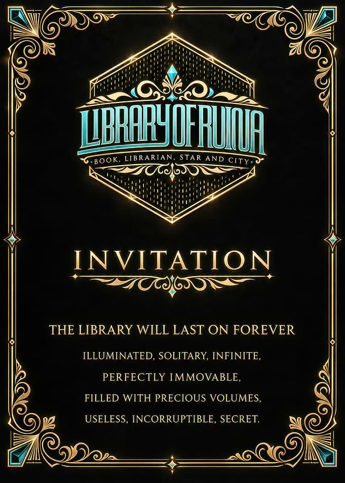 Library of Ruina Invitation Poster