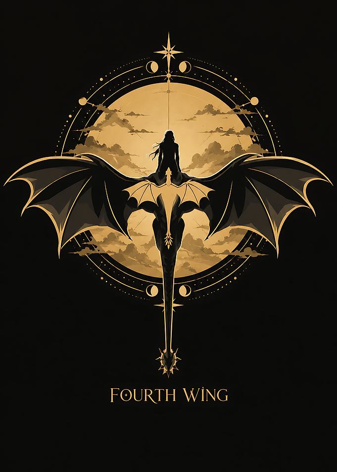 Fourth Wing Dragon Rider Poster