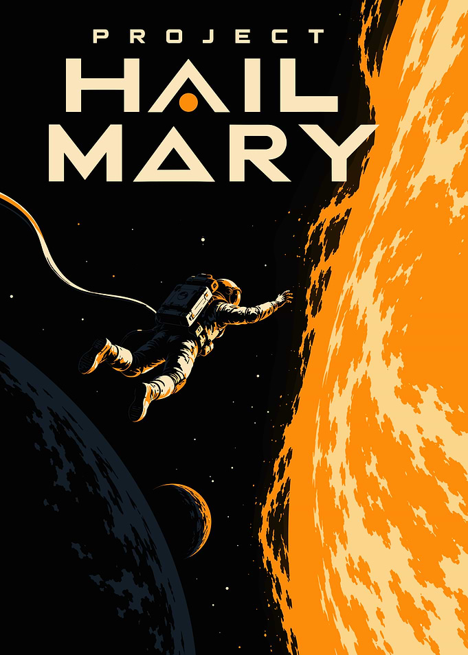 Project Hail Mary Space Poster