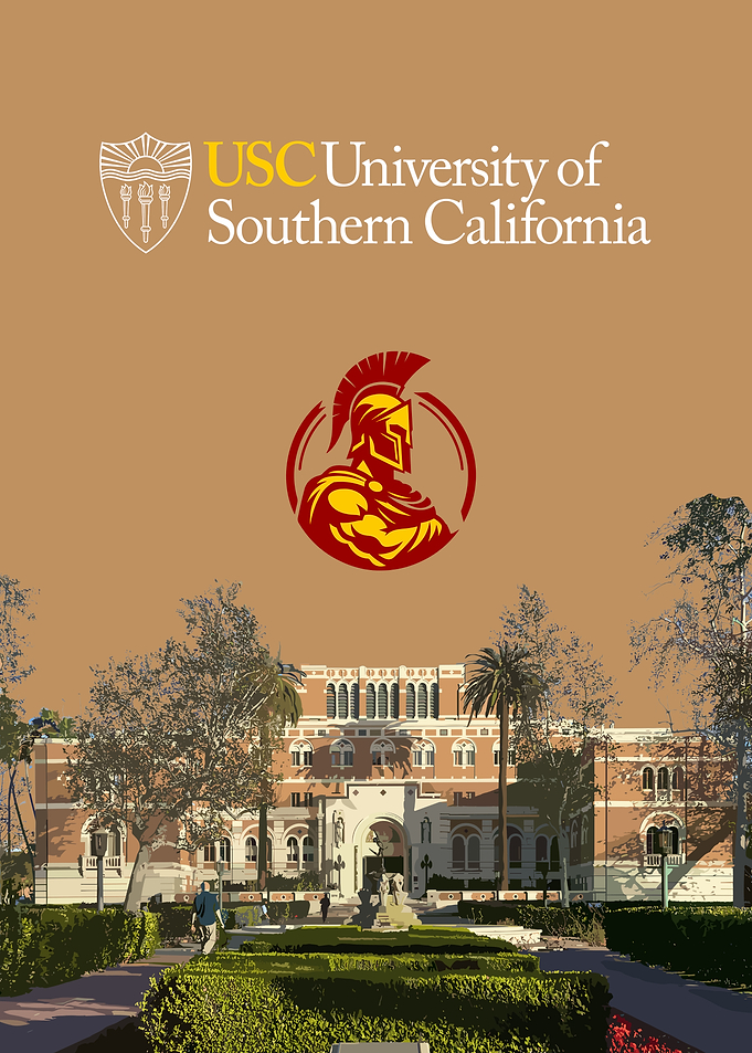 University of Southern California Campus Poster