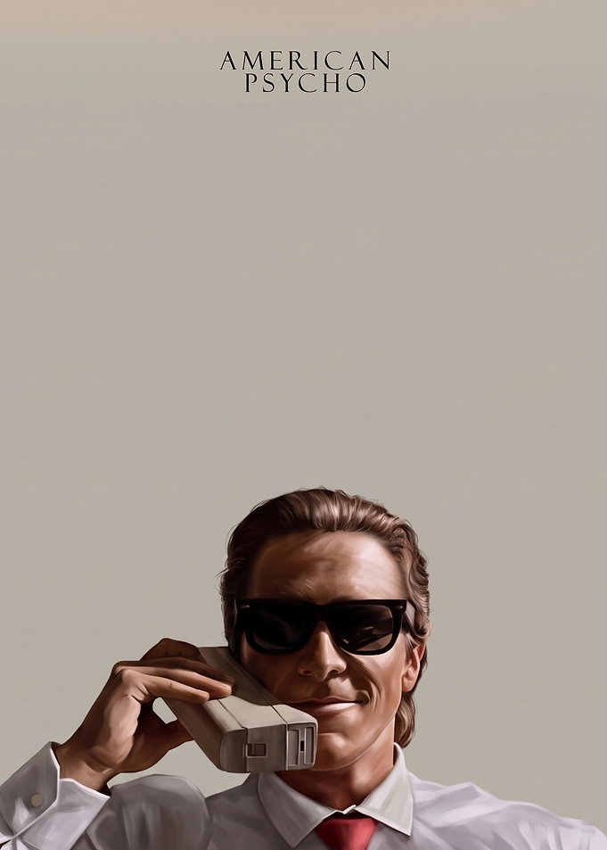 American Psycho Patrick Bateman Minimalist Poster