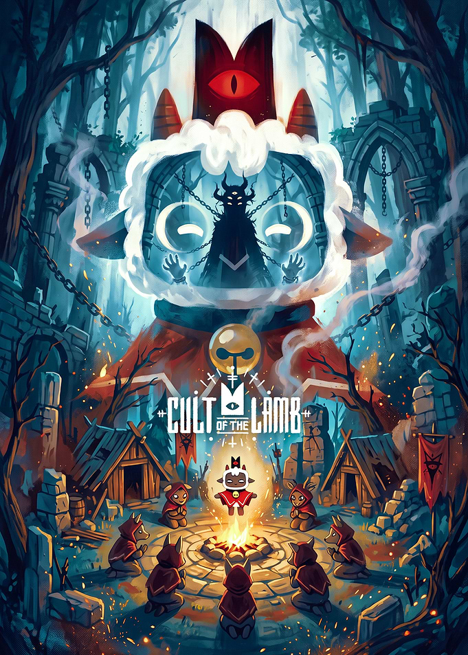 Cult of the Lamb Game Poster
