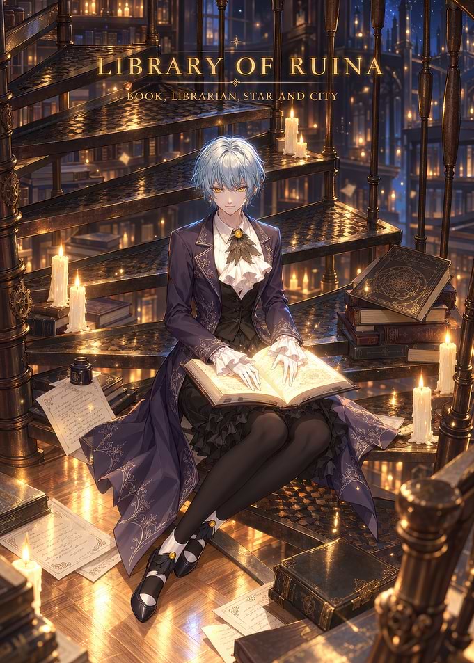 Library of Ruina Angela Illustration