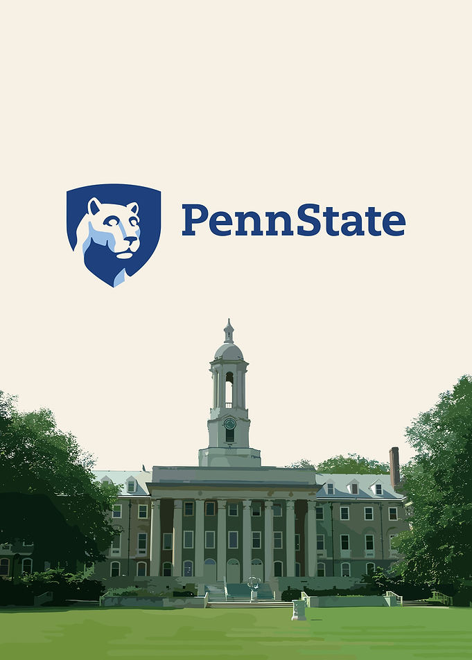 Penn State University Campus Poster