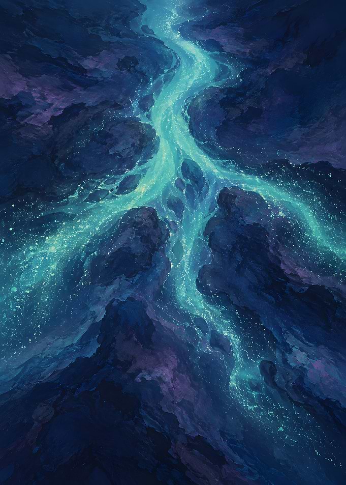 Turquoise Light Delta | El delta de la luz turquesa