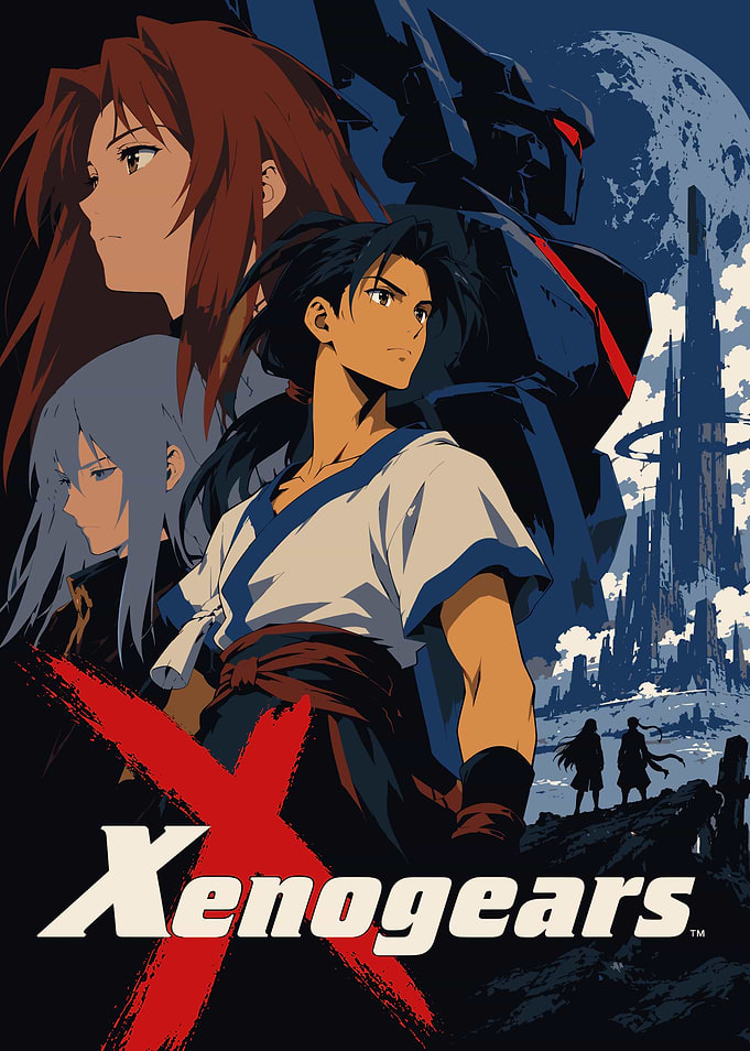 Xenogears Official Game Poster Art