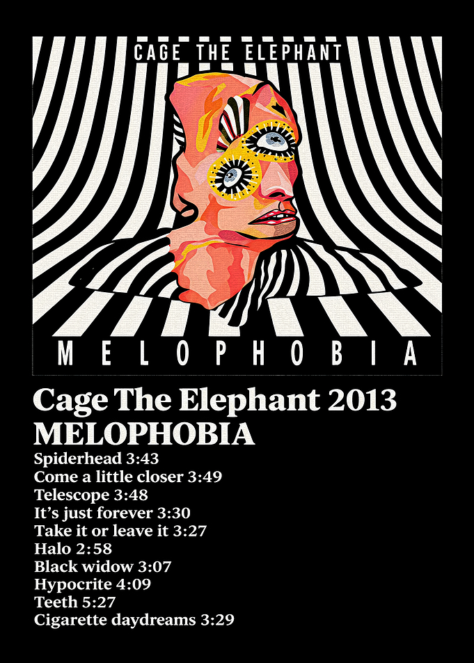 Cage The Elephant Melophobia Album Poster