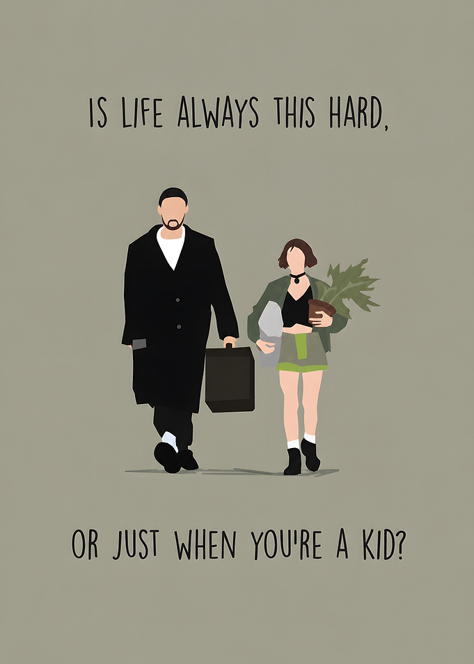 Leon the Professional Minimalist Poster