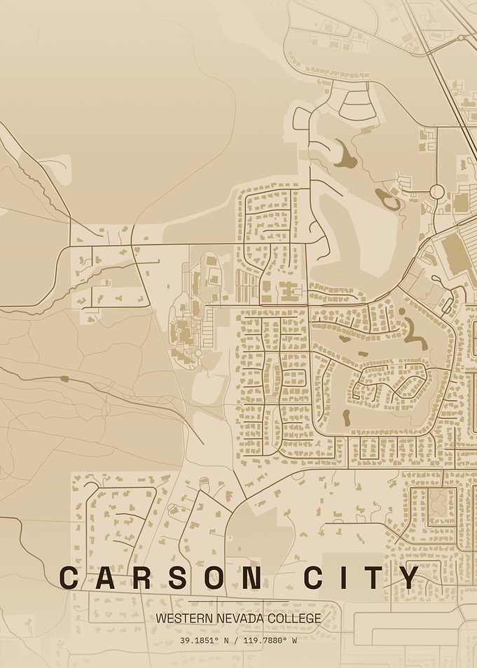Carson City Western Nevada College Map