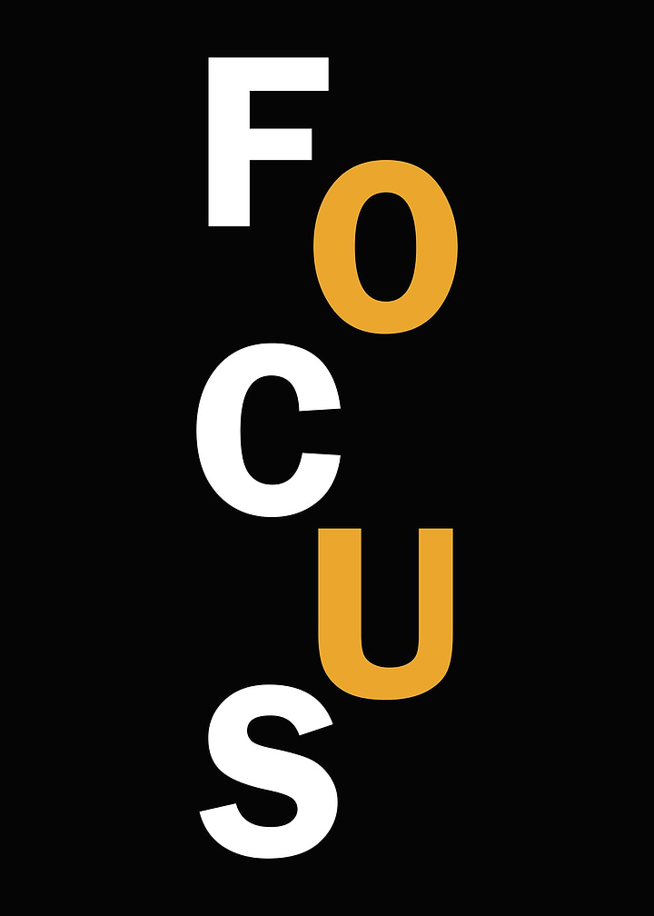 Focus Typography Poster