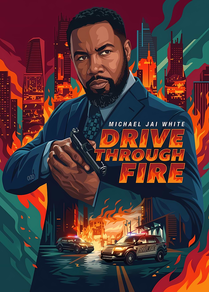 Michael Jai White Drive Through Fire